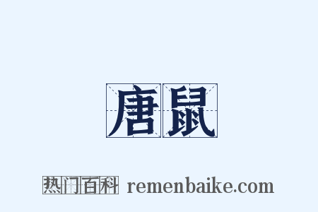 唐鼠是什么意思的图片